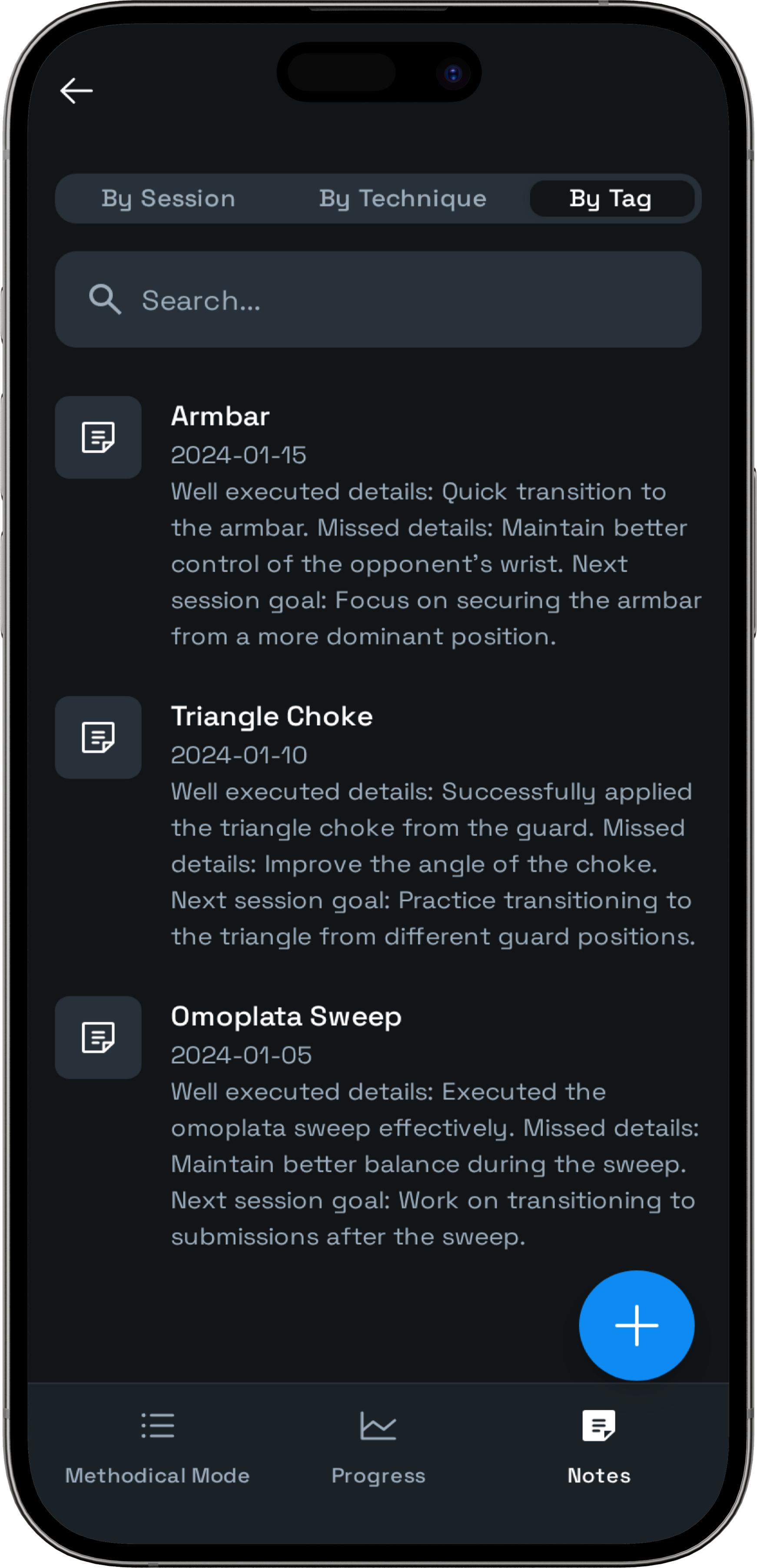 Fases metódicas en BJJ Atlas